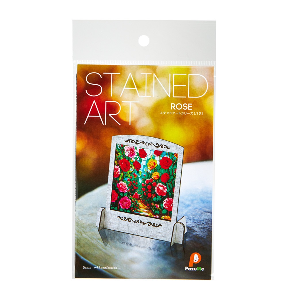 ステンドアート【バラ】