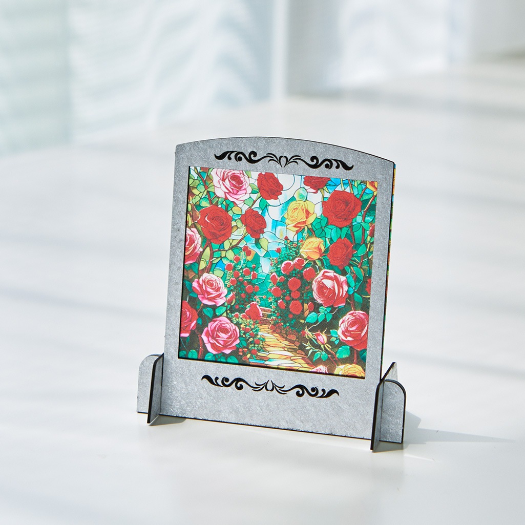 ステンドアート【バラ】