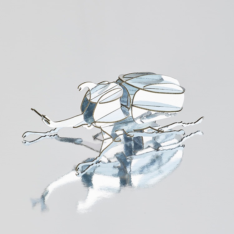 ■カブトムシZS 3D立体ペーパーパズル