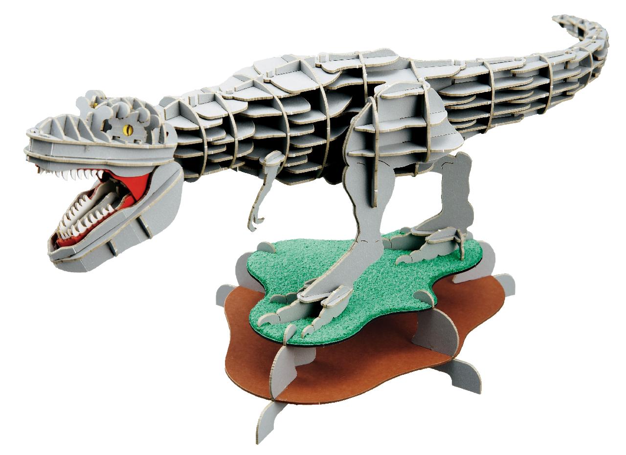 ■DXティラノサウルス(MOVE)グレー 3D立体ペーパーパズル
