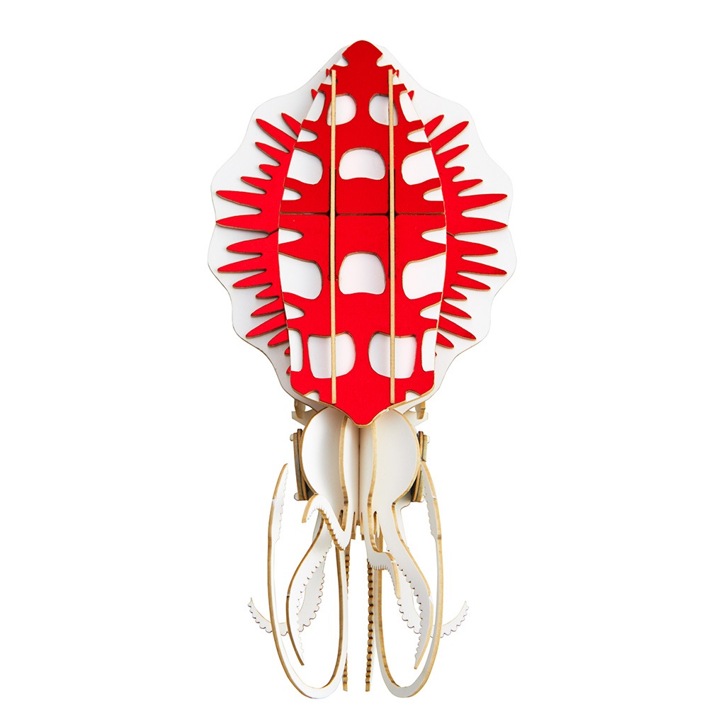 アオリイカ マグネット付き 3D立体ペーパーパズル