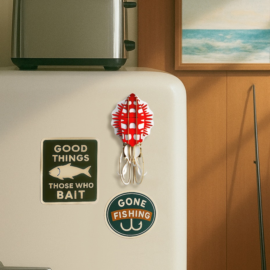 アオリイカ マグネット付き 3D立体ペーパーパズル