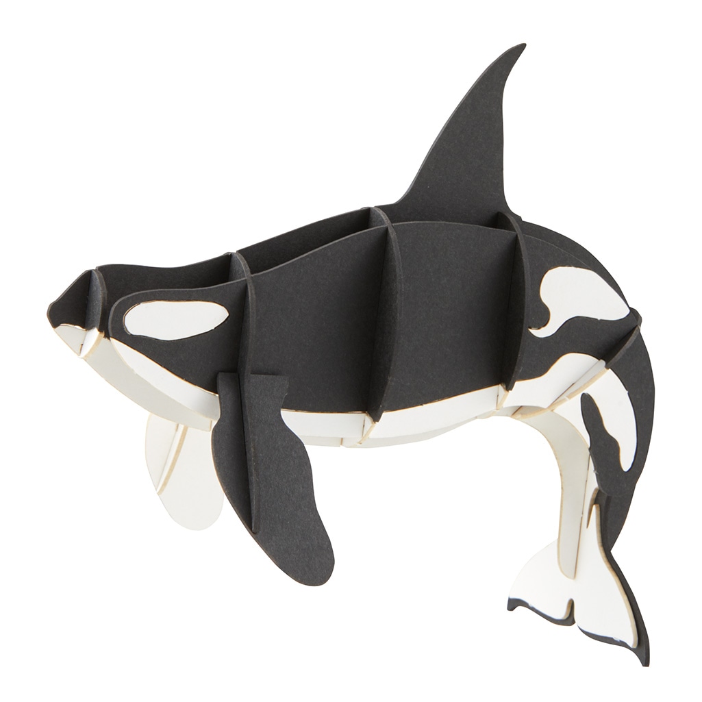 シャチ マグネット付き 3D立体ペーパーパズル