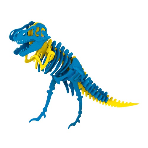 ■＜スウェーデン＞ティラノサウルス 3D立体ペーパーパズル