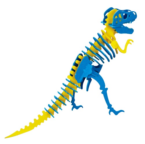 ■＜スウェーデン＞ティラノサウルス 3D立体ペーパーパズル