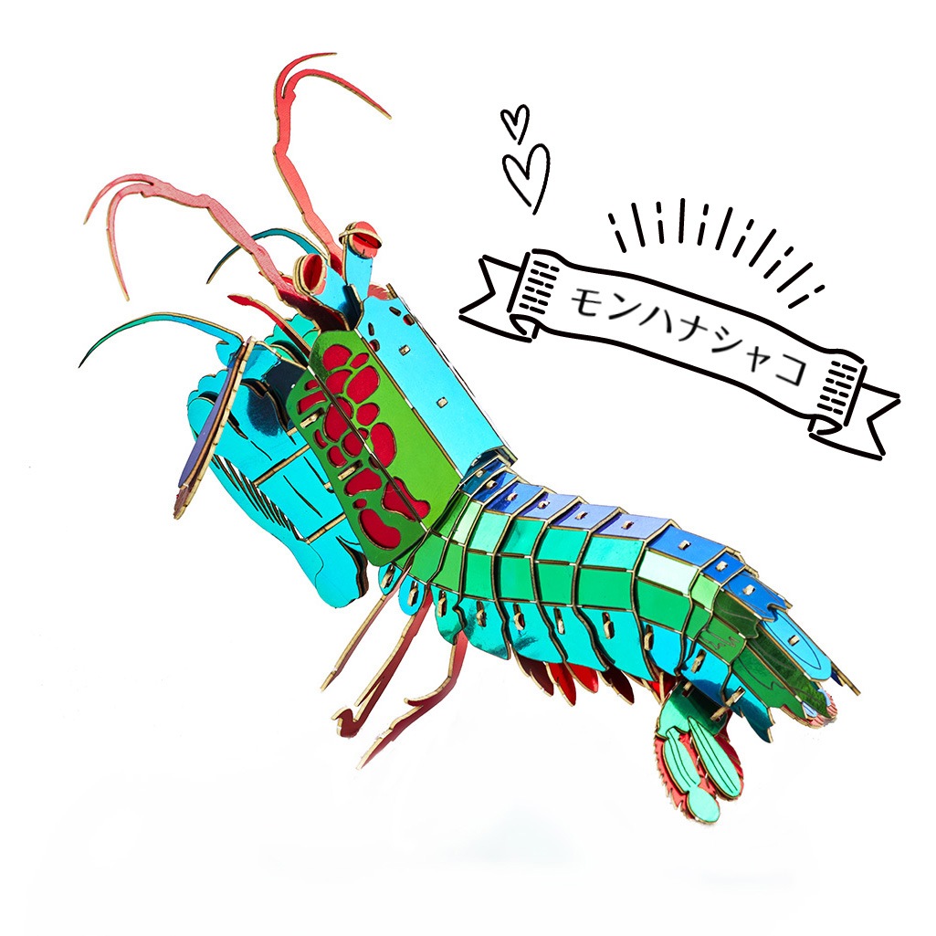 モンハナシャコ 3D立体ペーパーパズル