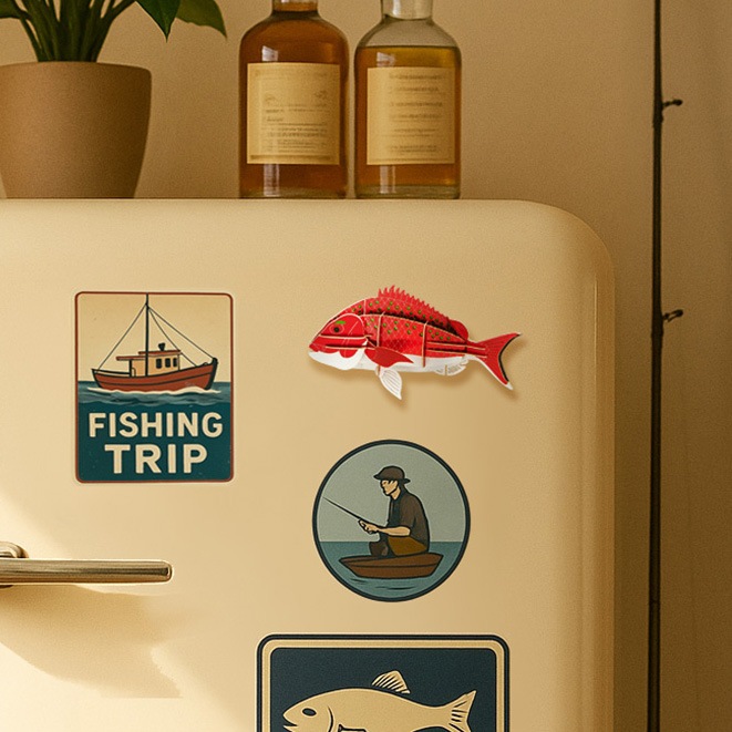 真鯛 マグネット付き 3D立体ペーパーパズル