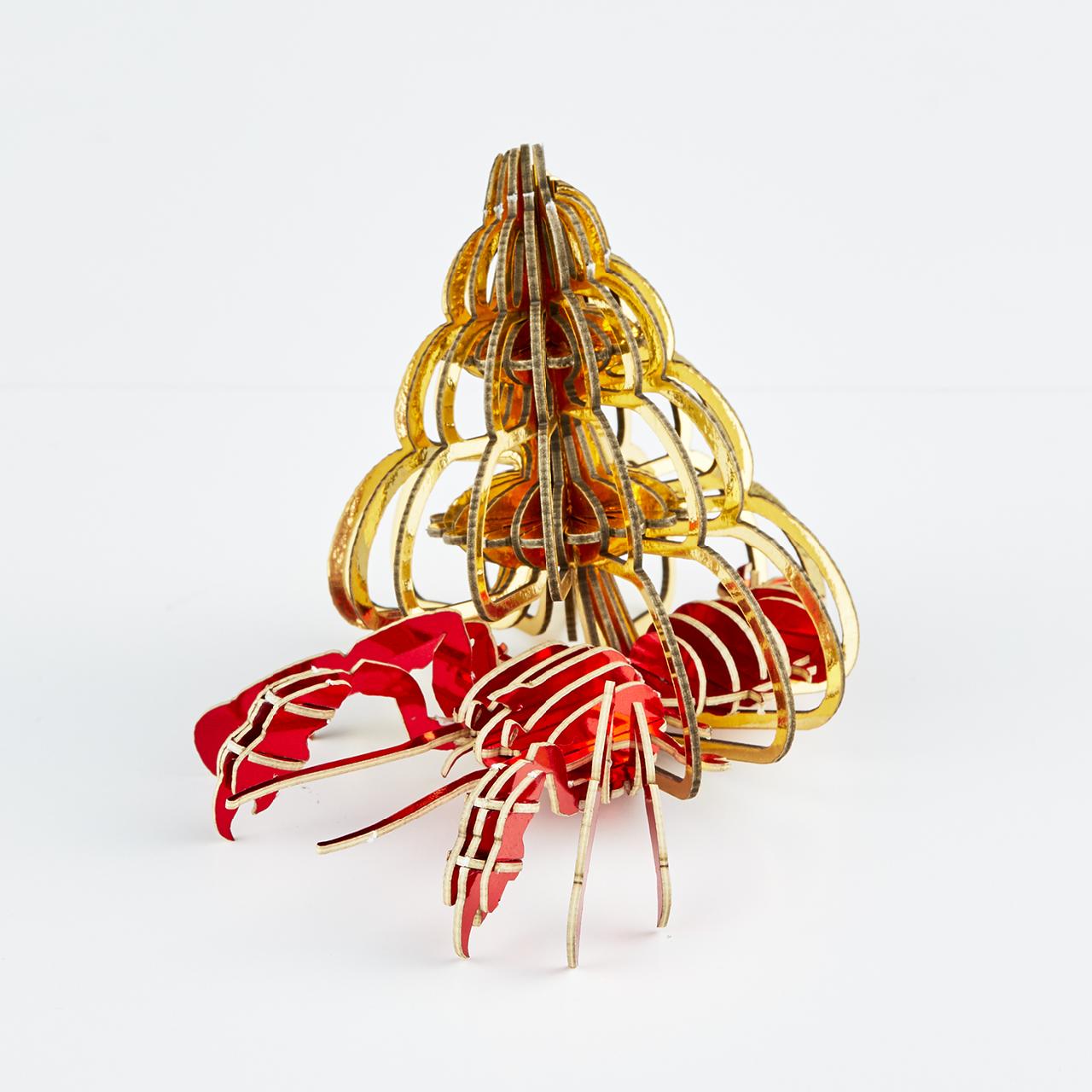 ヤドカリ 3D立体ペーパーパズル