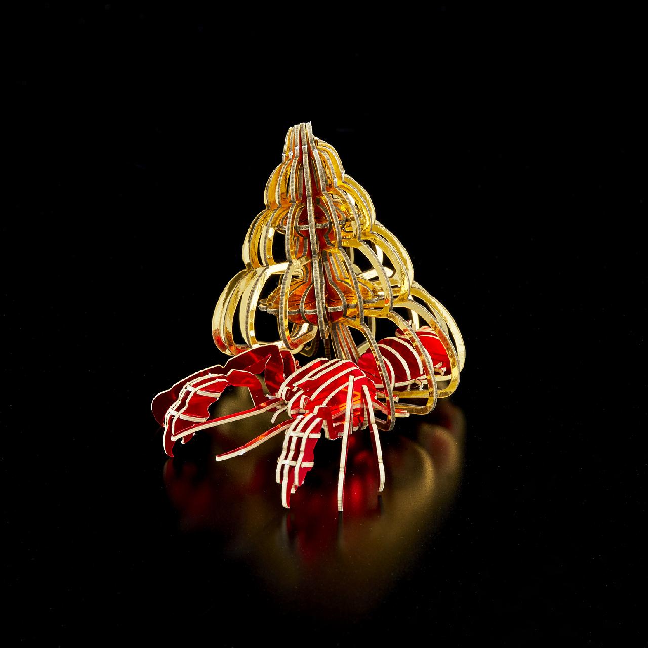 ヤドカリ 3D立体ペーパーパズル