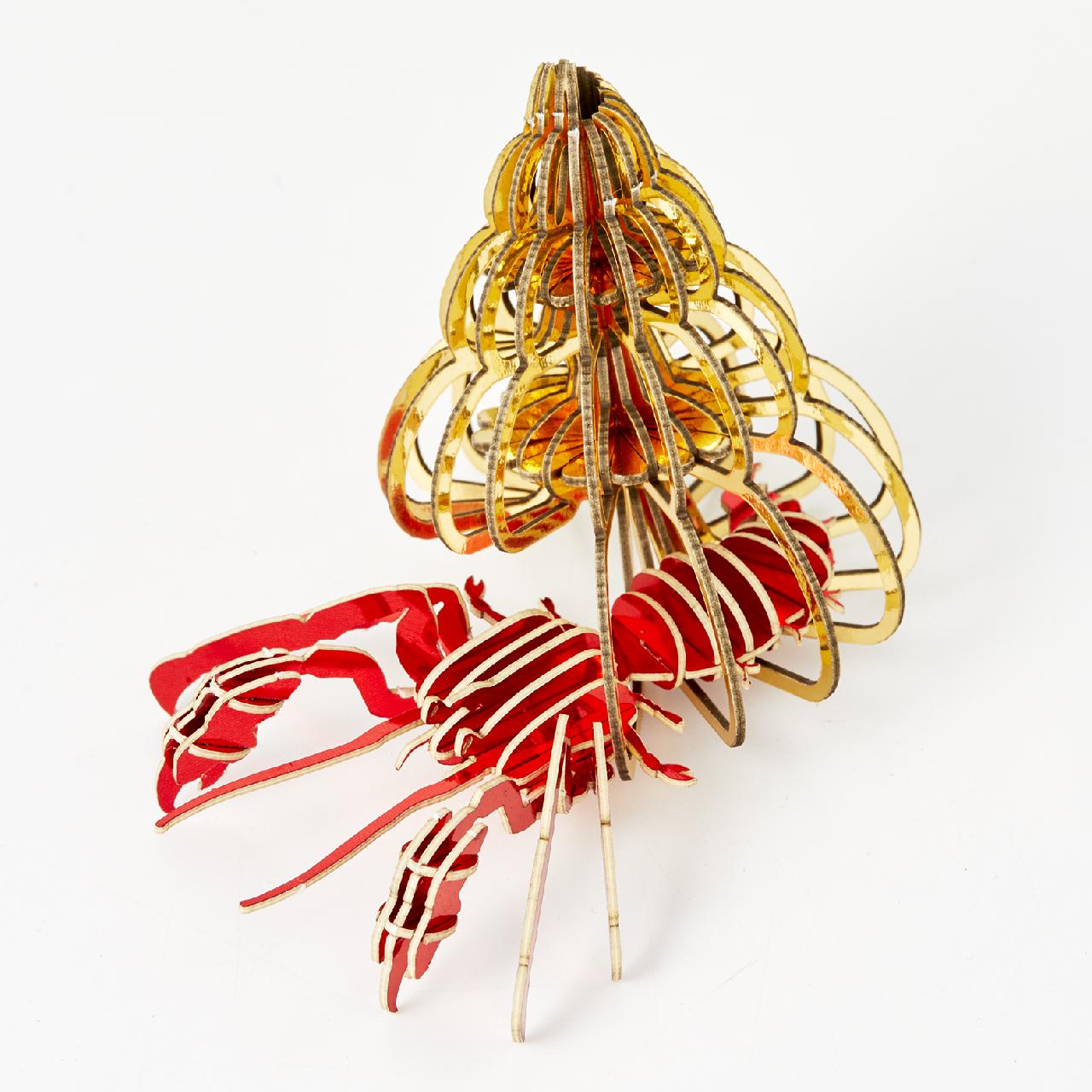 ヤドカリ 3D立体ペーパーパズル