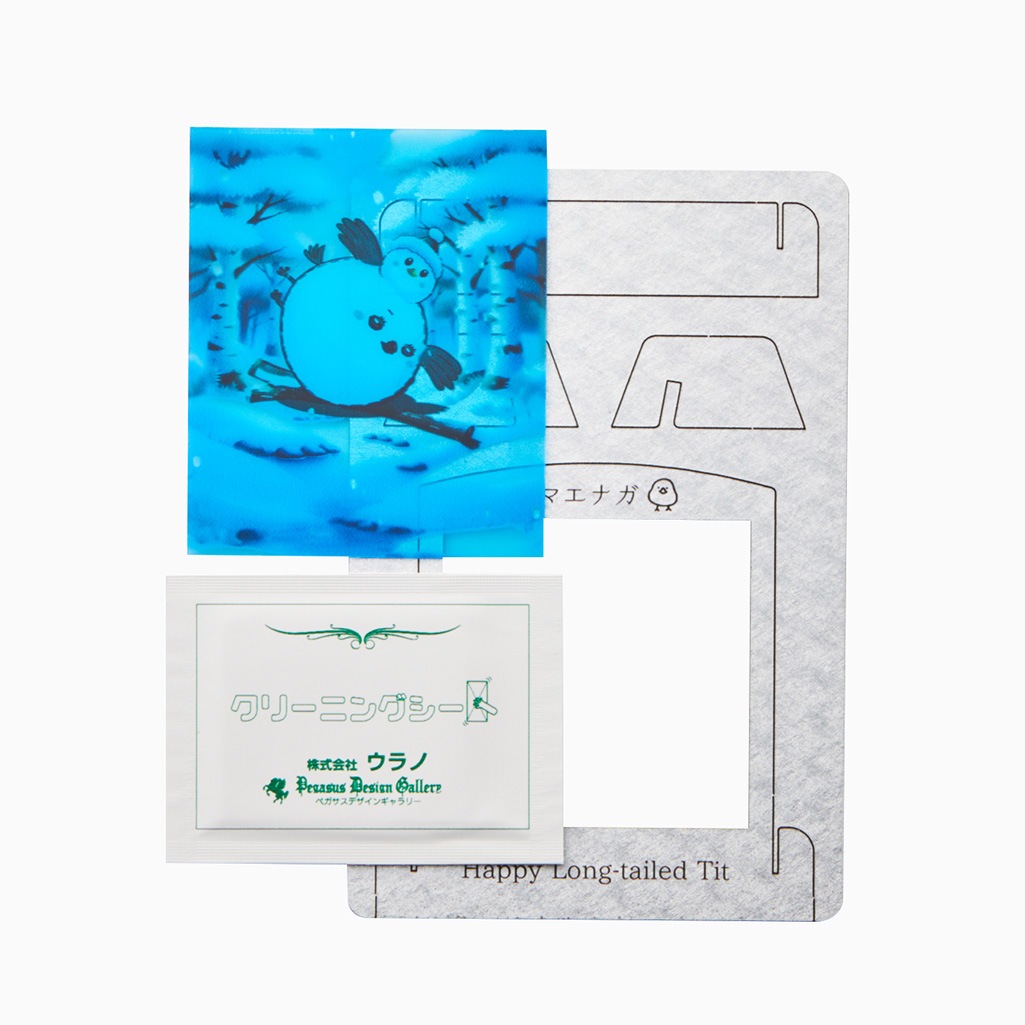 ステンドアート【シマエナガ】シマちゃん-1