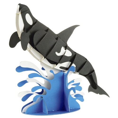 シャチジャンプ 3D立体ペーパーパズル