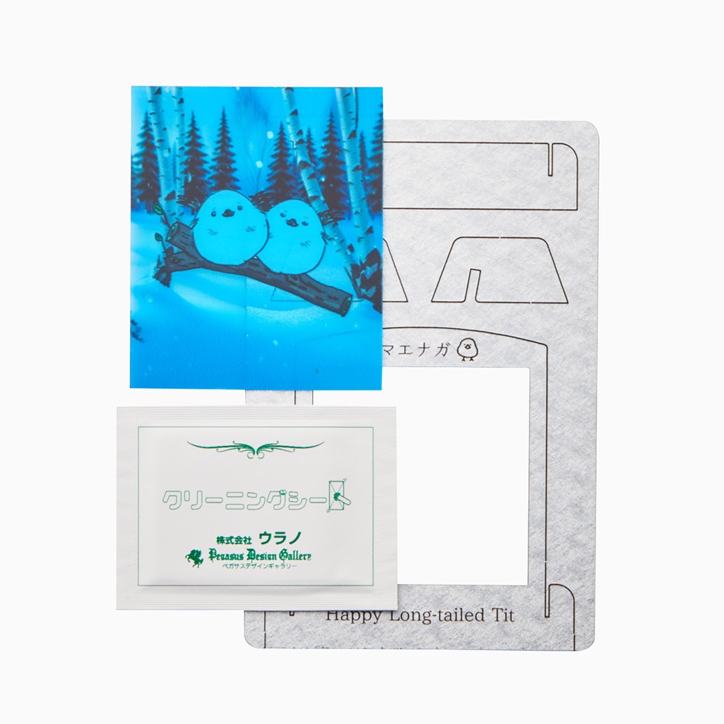 ステンドアート【シマエナガ】シマちゃん-4