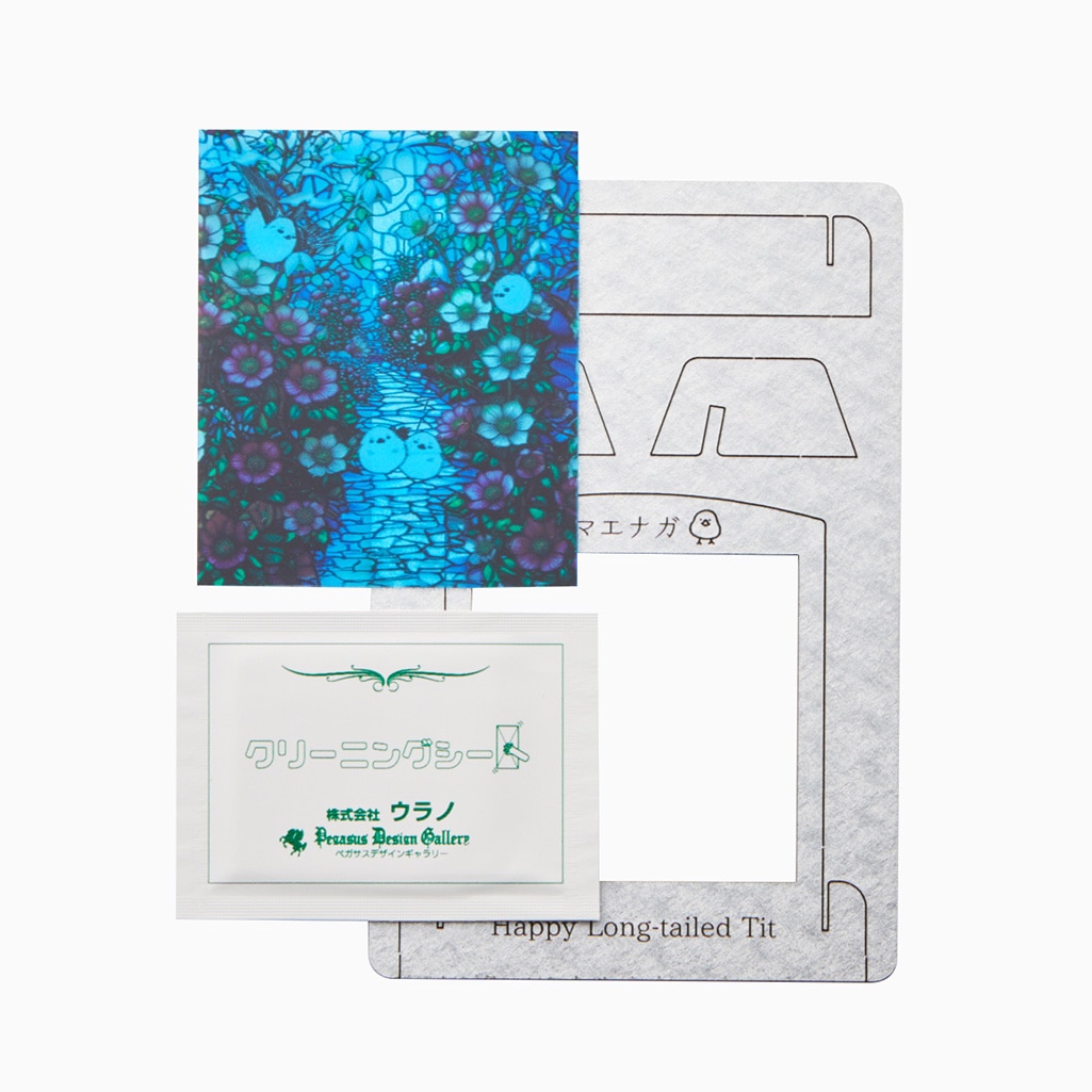 ステンドアート【シマエナガ】シマちゃん-5