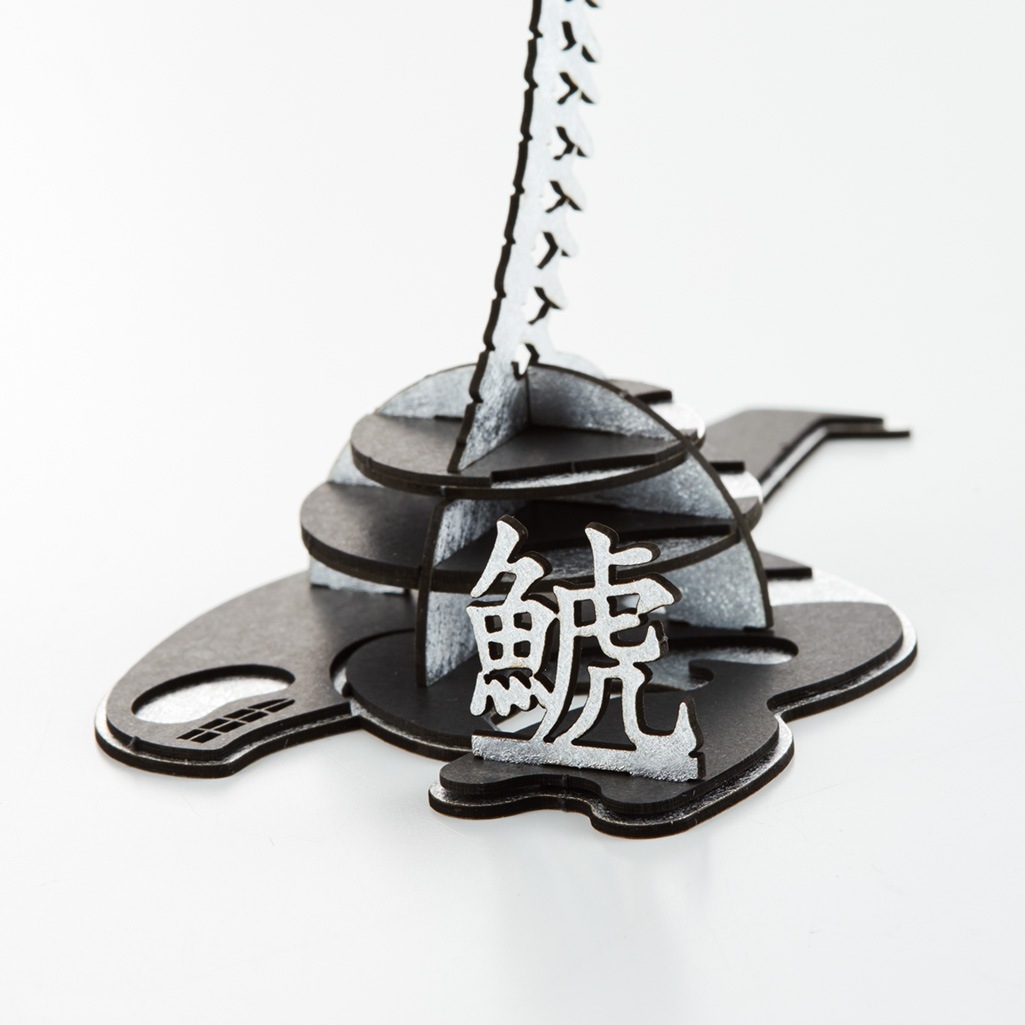 シャチ<骨格> 3D立体ペーパーパズル