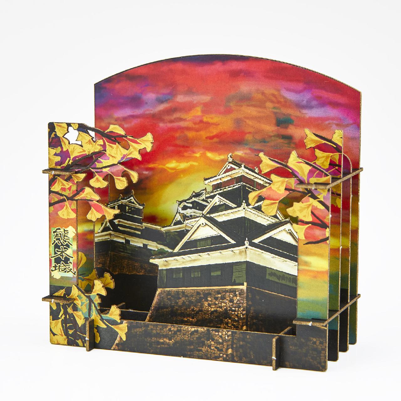 銀杏城（熊本城）夕暮れ