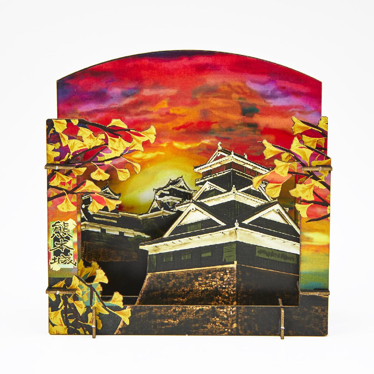 銀杏城（熊本城）夕暮れ