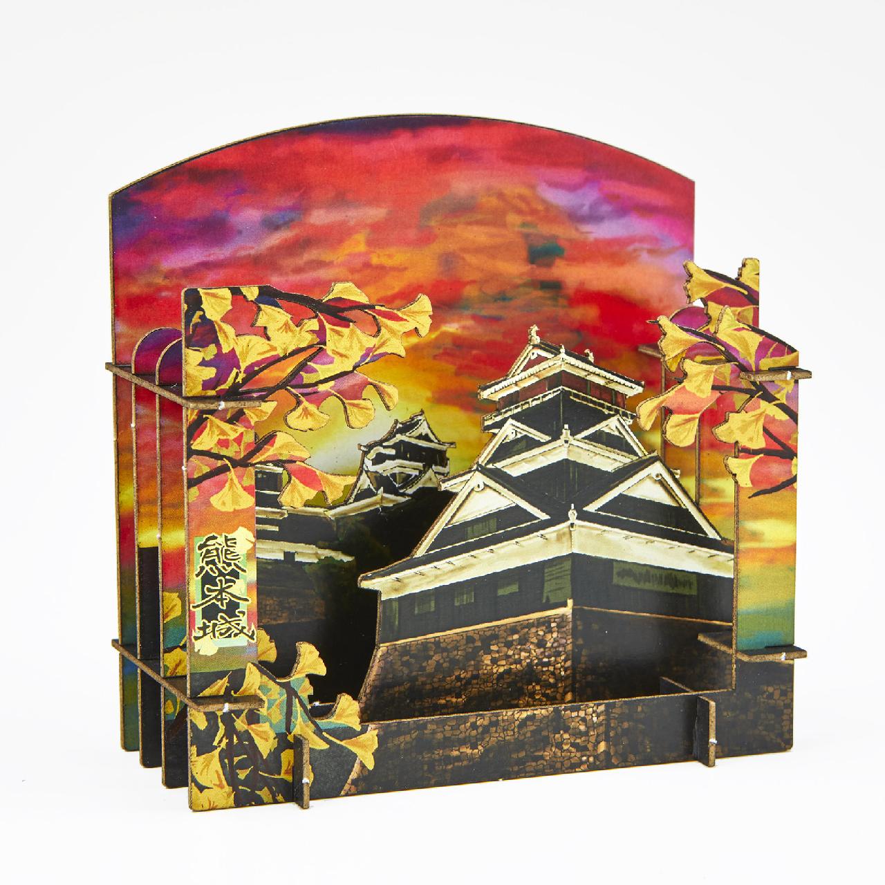 銀杏城（熊本城）夕暮れ