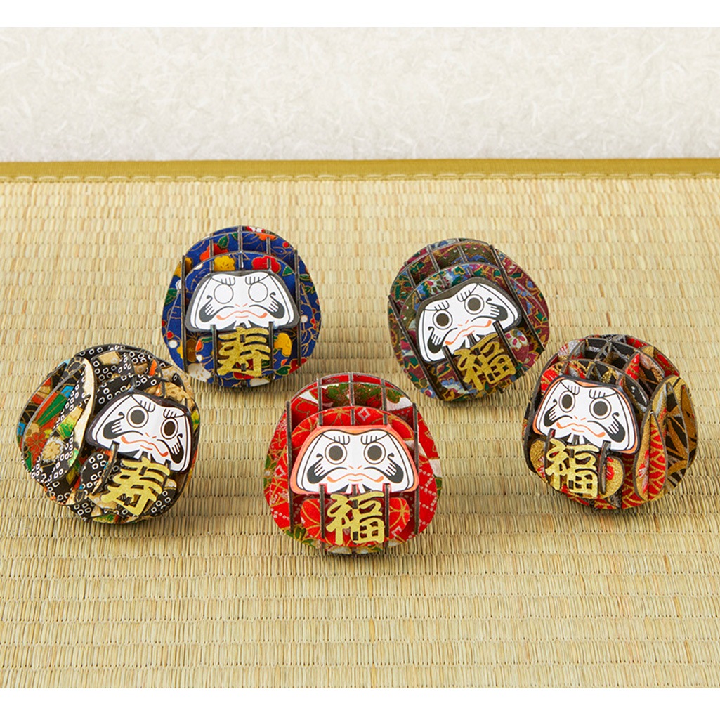 だるま 和紙 3D立体ペーパーパズル