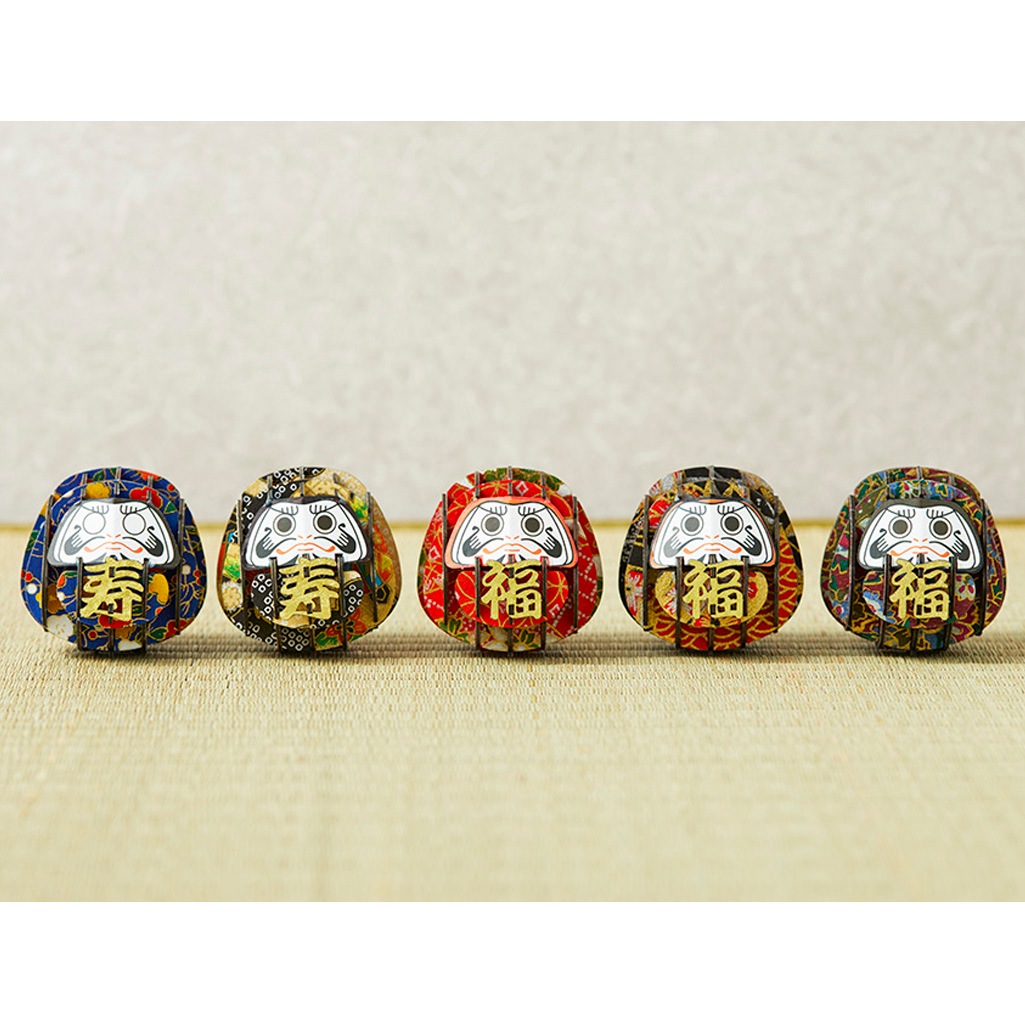 だるま 和紙 3D立体ペーパーパズル