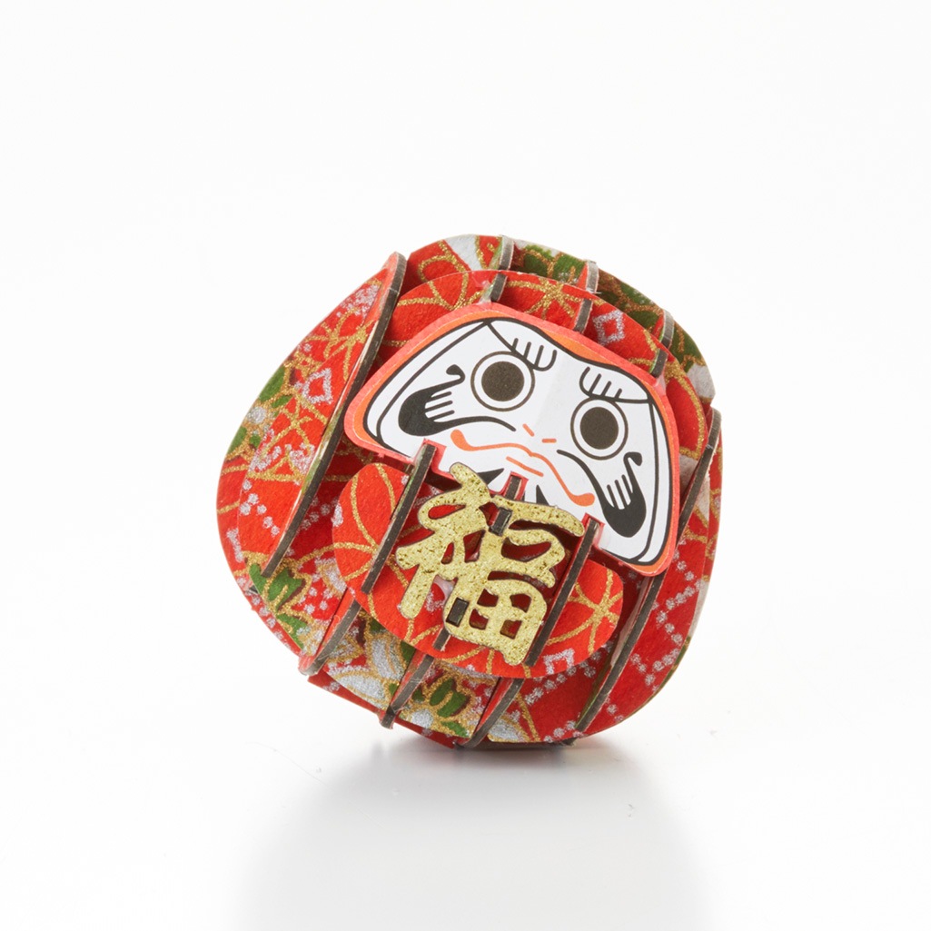 だるま 和紙 3D立体ペーパーパズル