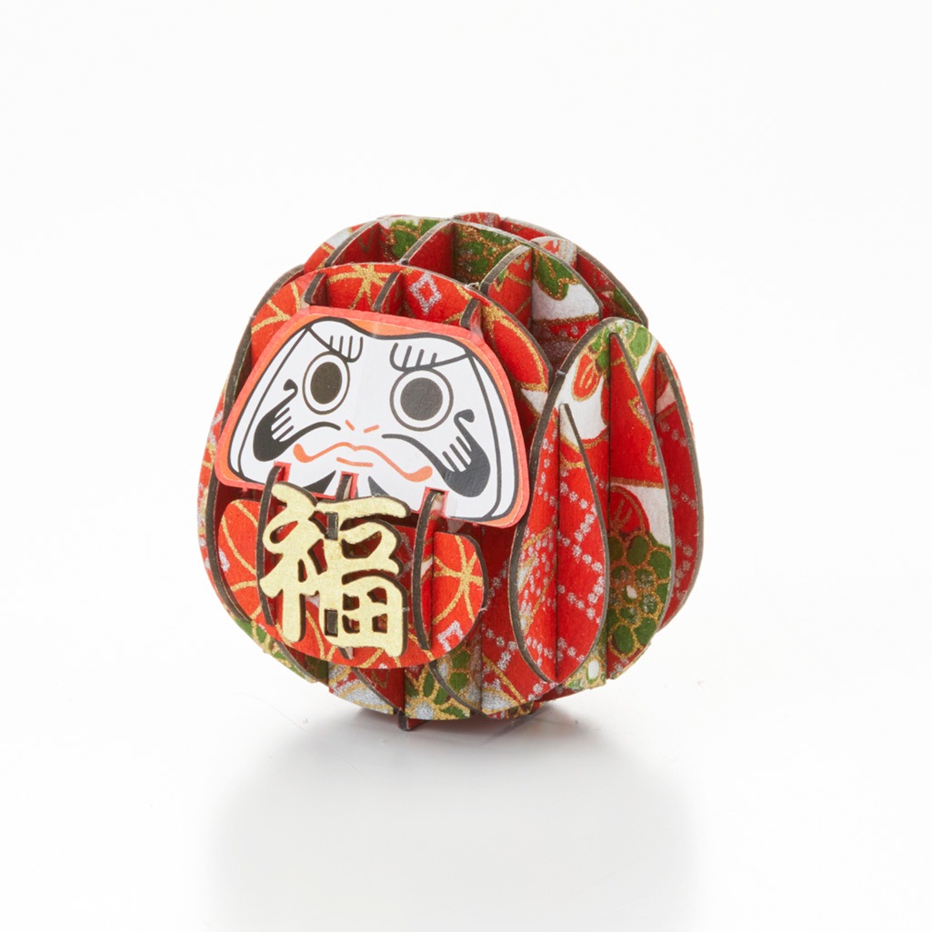 だるま 和紙 3D立体ペーパーパズル