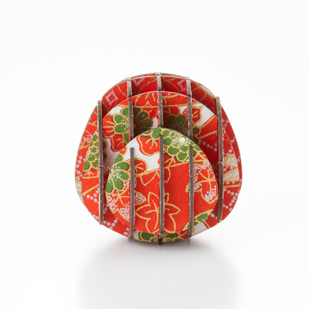 だるま 和紙 3D立体ペーパーパズル