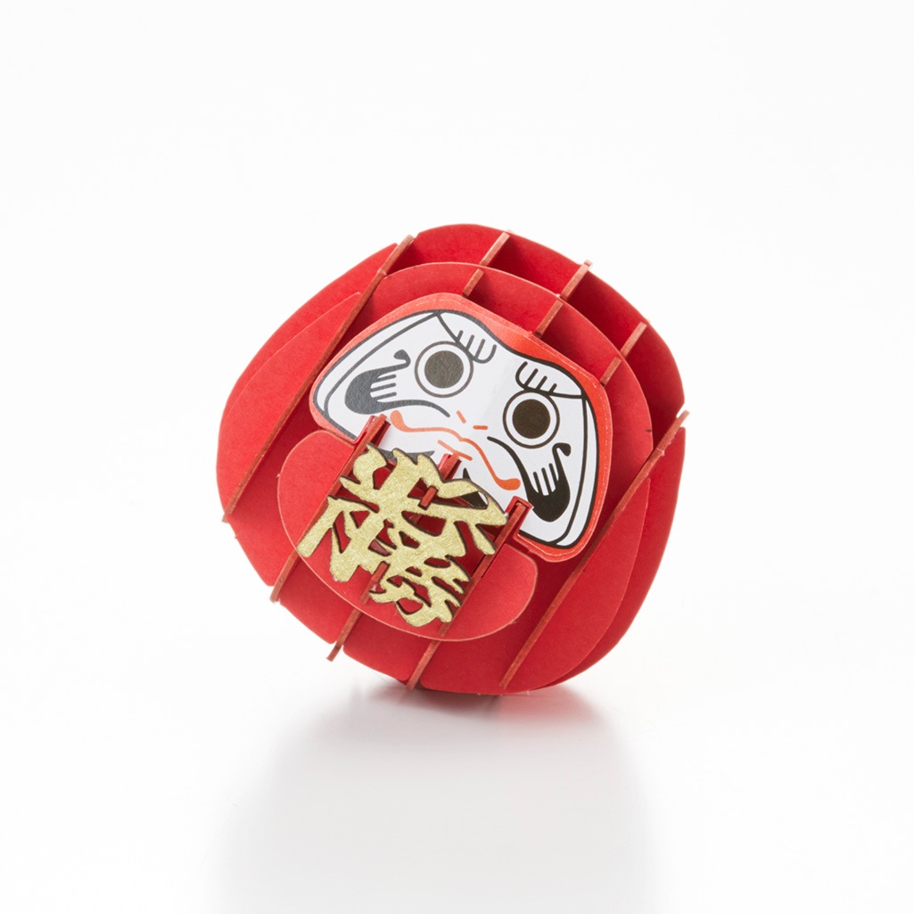 だるま 小 3D立体ペーパーパズル