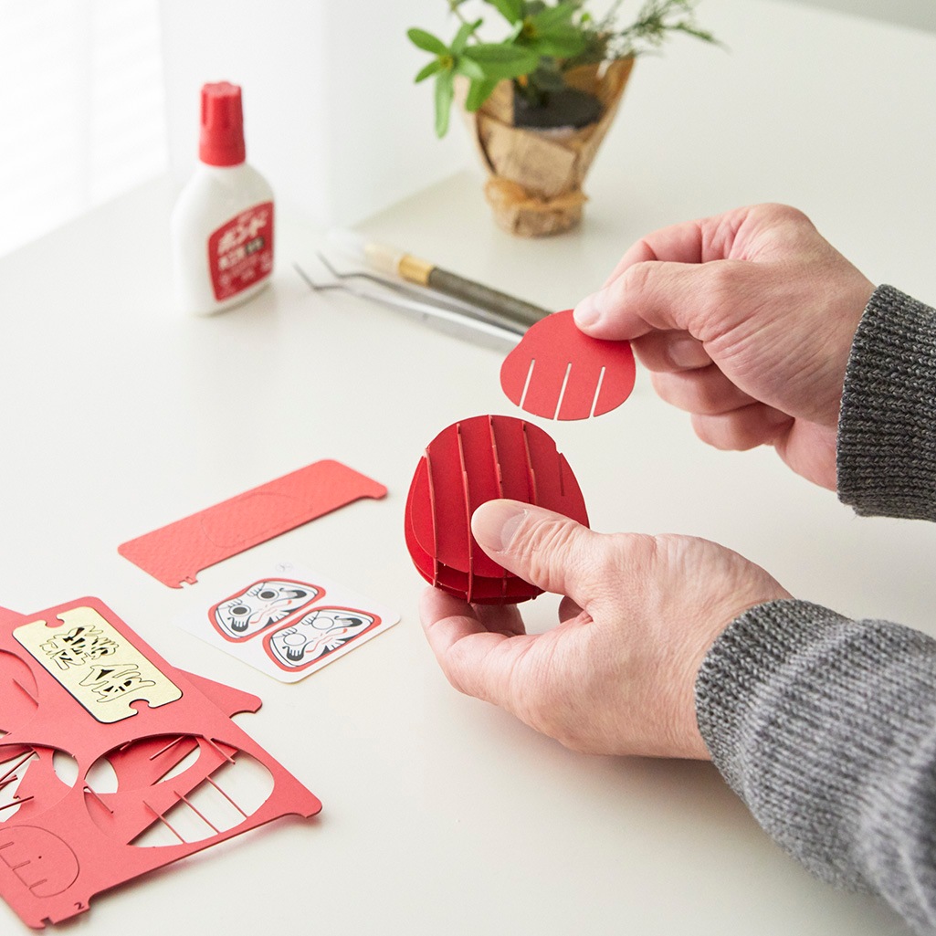 だるま 大 3D立体ペーパーパズル