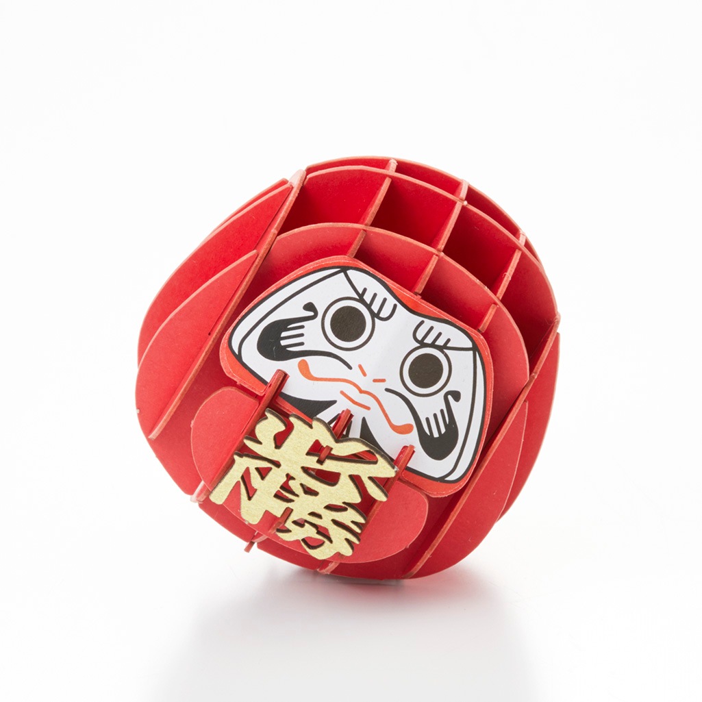 だるま 大 3D立体ペーパーパズル