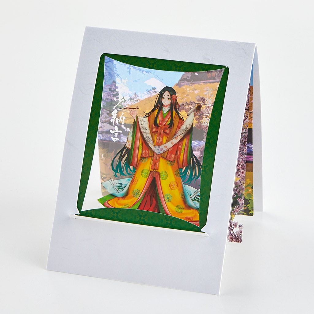 平安ゆかりの地巡りカードスタンド　清少納言/花筐公園 (Seishounagon)