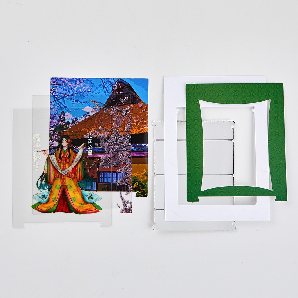 平安ゆかりの地巡りカードスタンド　清少納言/花筐公園 (Seishounagon)