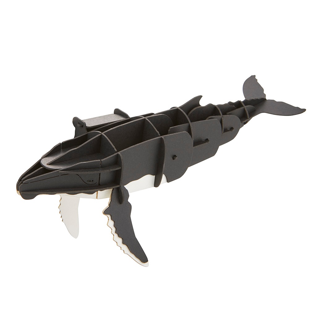ザトウクジラ マグネット付き 3D立体ペーパーパズル
