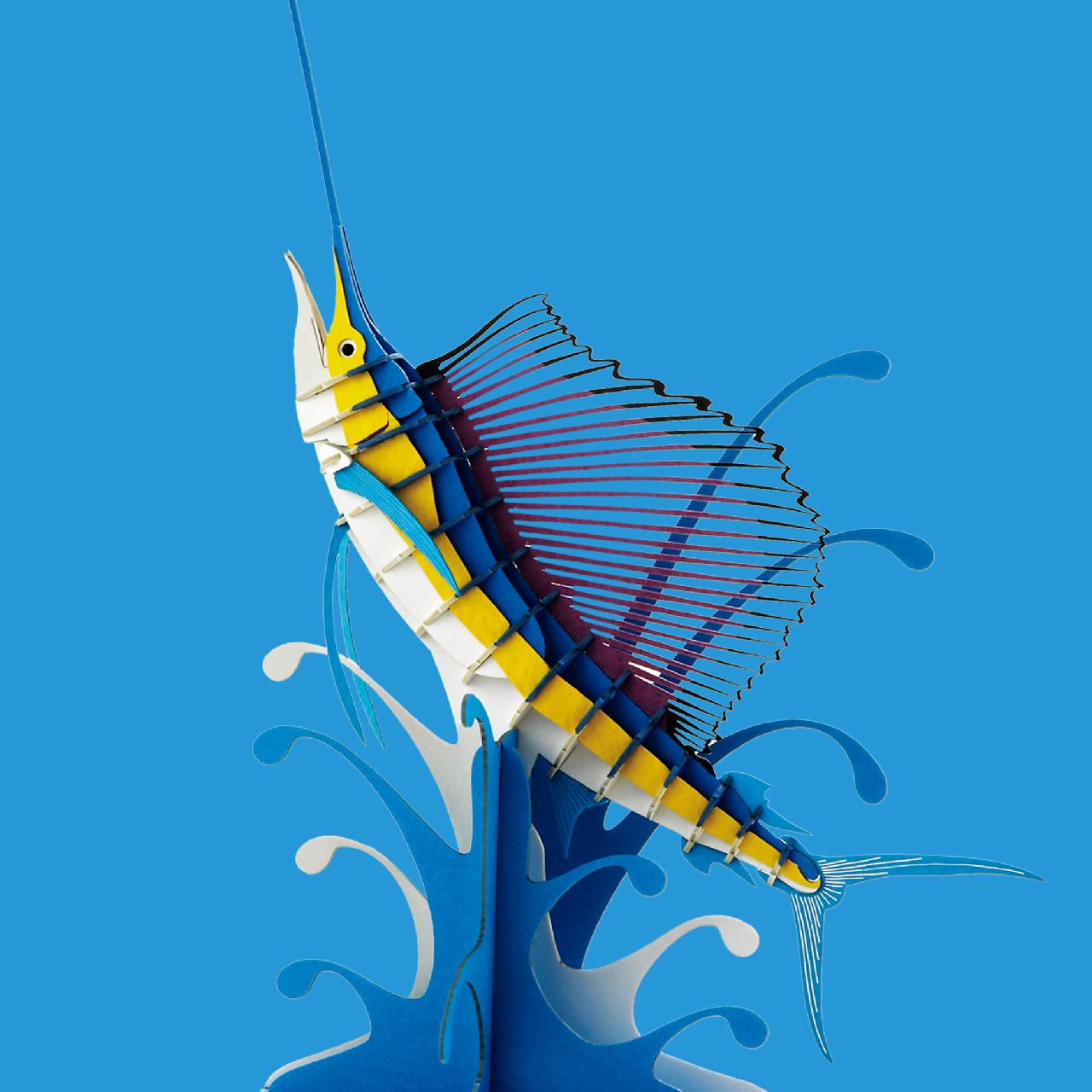 バショウカジキジャンプ 3D立体ペーパーパズル