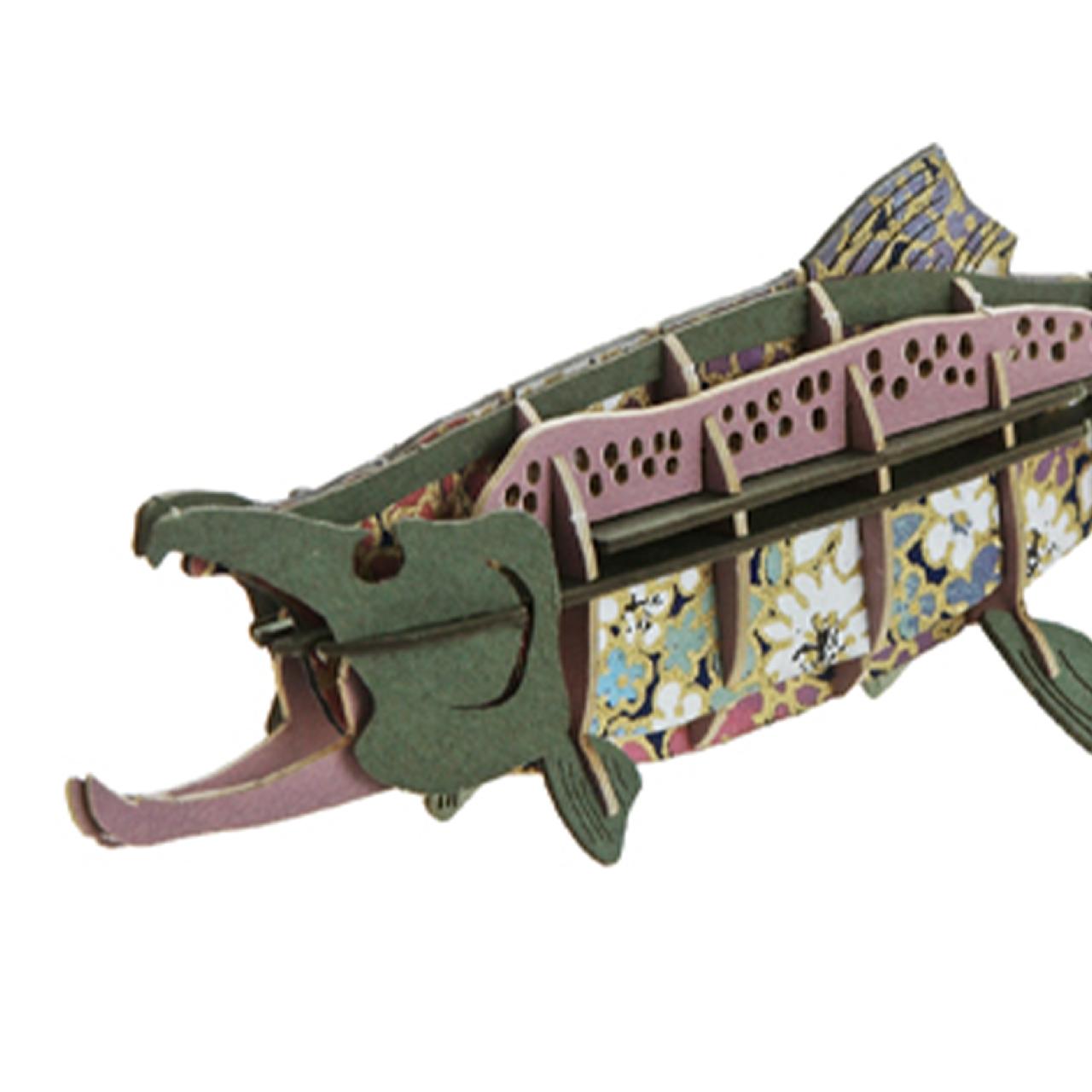 ＜越前和紙＞サーモン 3D立体ペーパーパズル