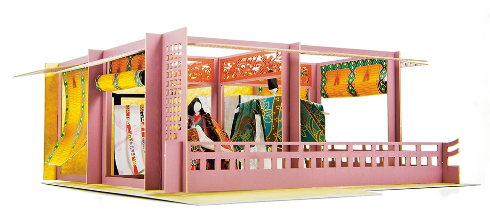 源氏物語＜若紫＞（台座付）