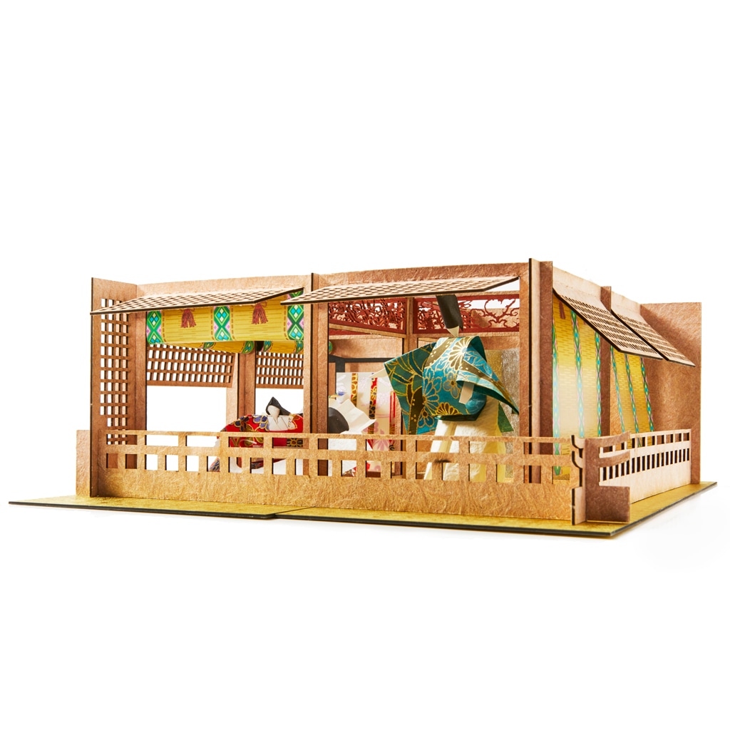 源氏物語＜若紫＞（台座付）