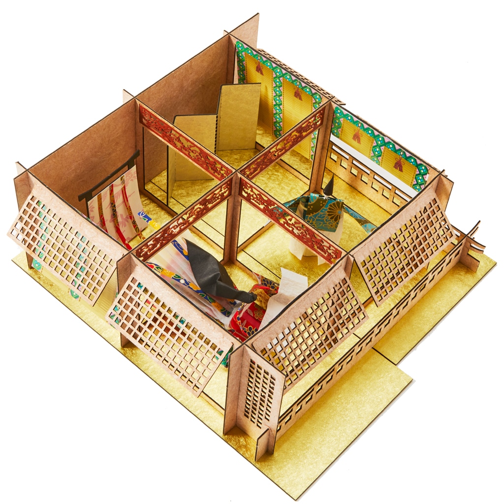 源氏物語＜若紫＞（台座付）