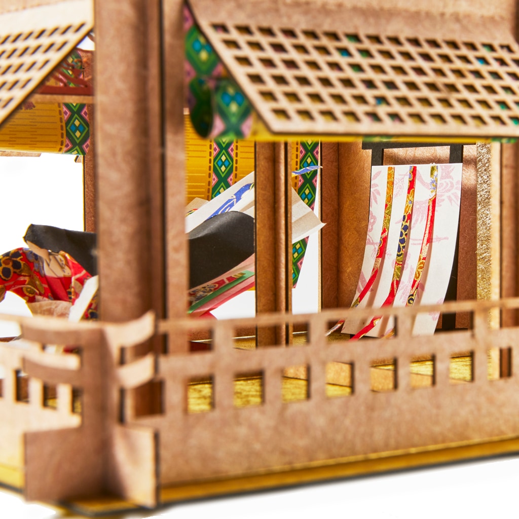 源氏物語＜若紫＞（台座付）