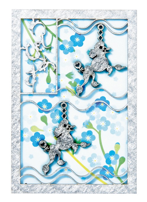 ■＜アニマル＞おしゃれなプードル