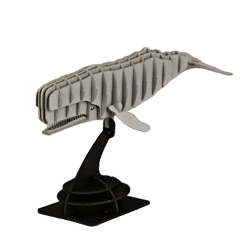 NEWダイオウイカ＆マッコウクジラ＜台座付＞ 3D立体ペーパー