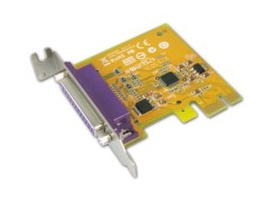 SUNIX 1-port IEEE1284 Parallel PCI Express Low Profile Board w/ ATX bracket (PAR6408AL)|PCI Express|