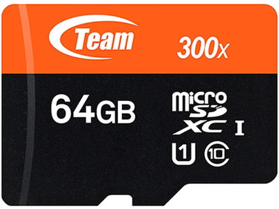 Team mSD SDXC UHS-I U1 64GB マイクロ SDXCメモリーカード Class10 (TUSDX64GUHS03)|SDカード | microSDカード|フラッシュメモリ