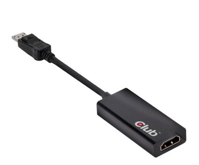 Club 3D Displayport1.2 to HDMI2.0 UHD 変換アクティブアダプタ 4K/60Hz対応 (CAC-1070)|映像・音響系|ケーブル/コネクタ/変換・延長アダプタ