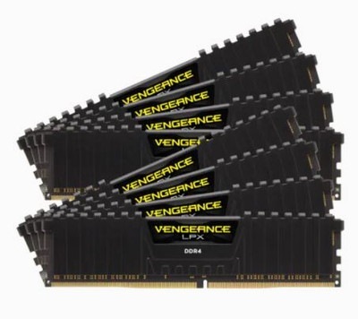 Corsair 128GB(16GBx8) DDR4 2666Mhz(PC4-21300) Vengeance LPX CL16 288pin Long DIMM｜CMK128GX4M8A2666C1