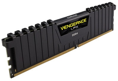 Corsair 8GB DDR4 2666MHz(PC4-21300) 16-18-18-35 VENGEANCE LPX｜CMK8GX4M1A2666C16|デスクトップ用メモリ(DIMM)|メモリ