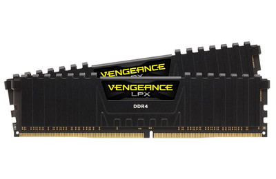 Corsair 8GB(4GBx2) DDR4 2400MHz(PC4-19200) 14-16-16-31 VENGEANCE LPX｜CMK8GX4M2A2400C14|デスクトップ用メモリ(DI