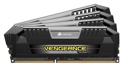 Corsair 32GB(8GBx4) DDR3 1600MHz(PC3-12800) 9-9-9-24 VENGEANCE Pro Silver｜CMY32GX3M4A1600C9|デスクトップ用メ