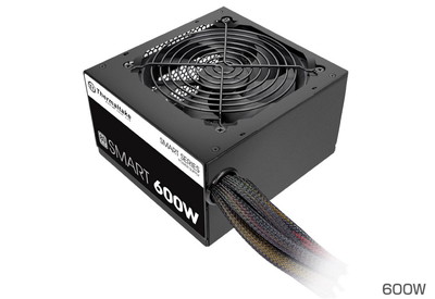 Thermaltake Smart 600W STANDARD ケーブル直付けタイプ電源ユニット (PS-SPD-0600NPCWJP-W)|600Wクラス|電源ユニット