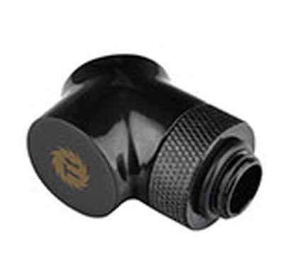 Thermaltake G1/4 45度アダプター ブラックカラー Pacific G1/4 45 Degree Adapter - Black/DIY LCS/Fitting (CL-W051-CU